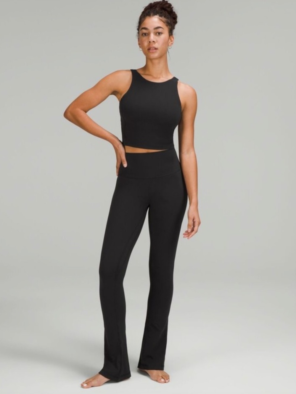 Lululemon Align High Rise Mini-Flared Pant 32" in Black Size 4